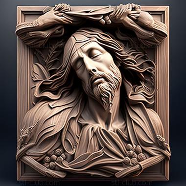 3D model st jesus (STL)